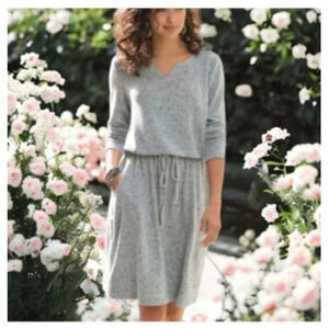 Soft Surroundings Soft Long Sleeve Knit Dress